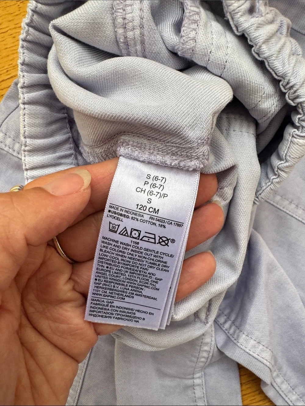 GAP Kids UltraSoft Twill Easy Baggy Pants in Lilac